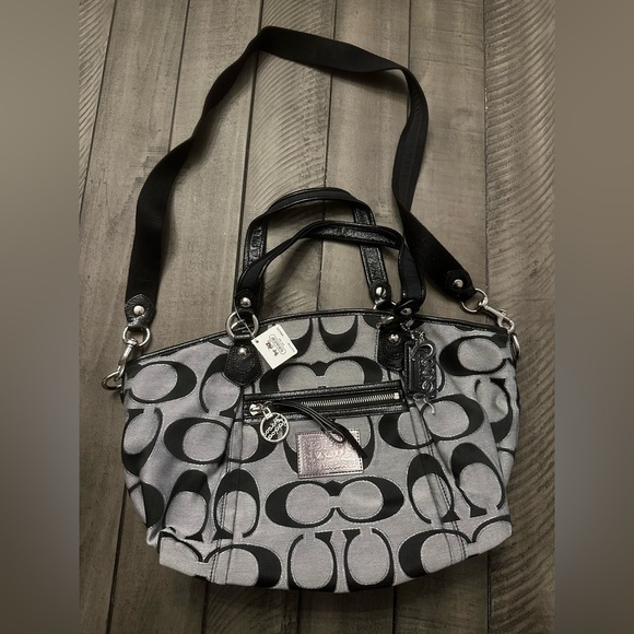 NWT Coach Moonlight Poppy Signature Large Satchel - Picture 1 of 4